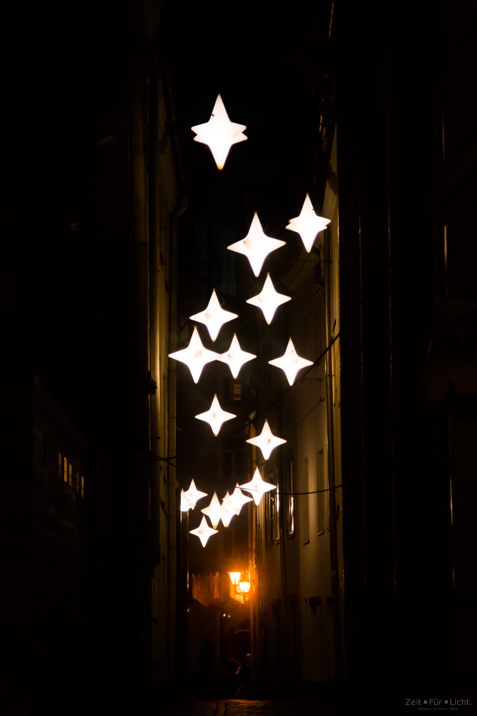 sternenklare Nacht in Riga